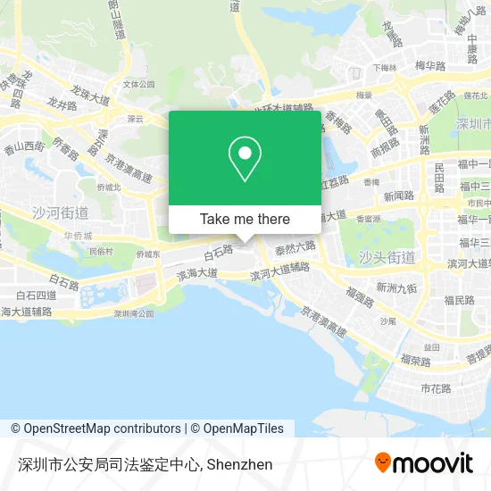 深圳市公安局司法鉴定中心 map