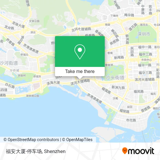 福安大厦-停车场 map