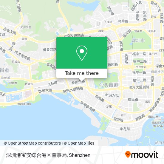 深圳港宝安综合港区董事局 map