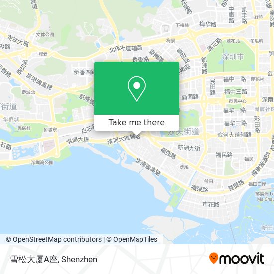雪松大厦A座 map