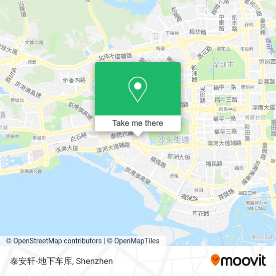 泰安轩-地下车库 map