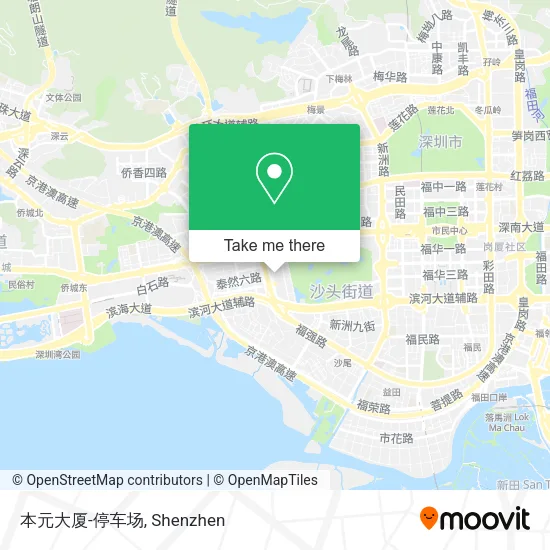 本元大厦-停车场 map