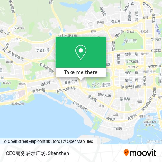 CEO商务展示广场 map