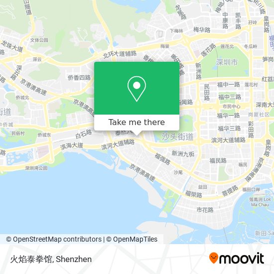 火焰泰拳馆 map