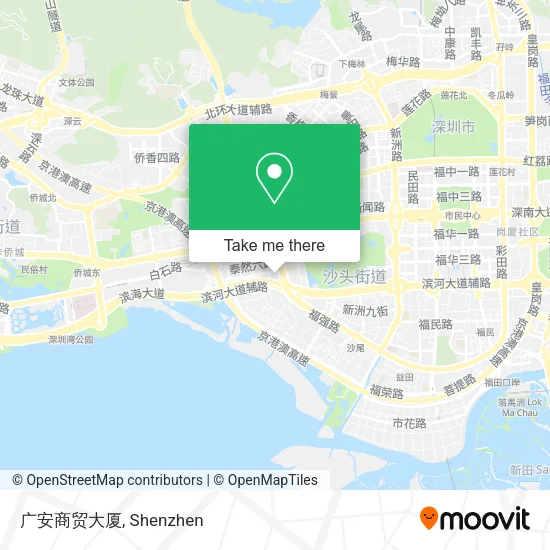 广安商贸大厦 map