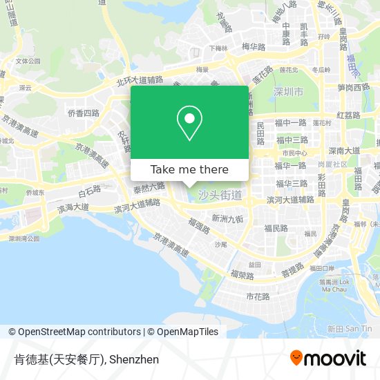 肯德基(天安餐厅) map