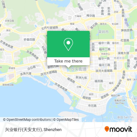 兴业银行(天安支行) map