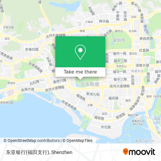 东亚银行(福田支行) map