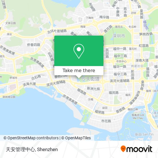 天安管理中心 map