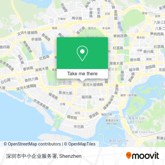 深圳市中小企业服务署 map