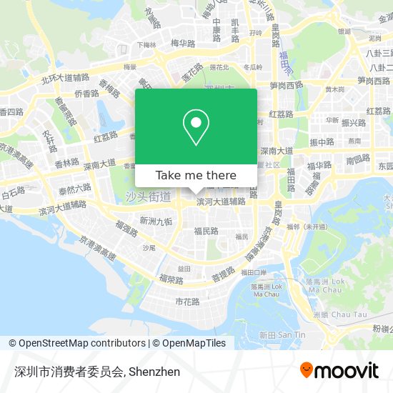 深圳市消费者委员会 map