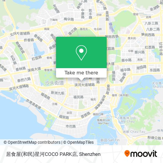 居食屋(和民)星河COCO PARK店 map