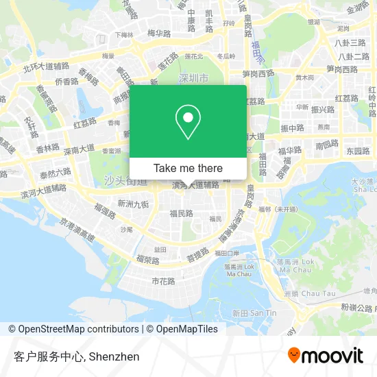 客户服务中心 map
