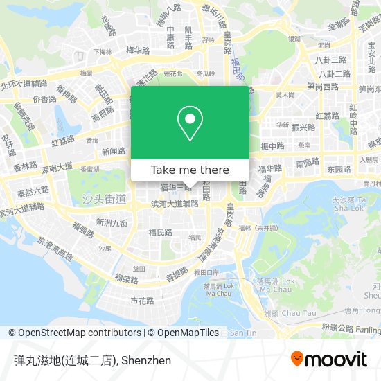 弹丸滋地(连城二店) map