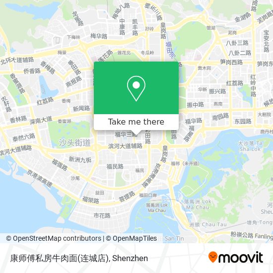 康师傅私房牛肉面(连城店) map
