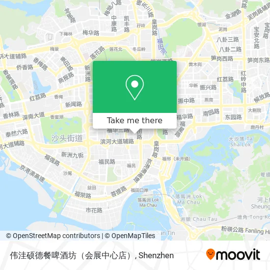 伟洼硕德餐啤酒坊（会展中心店） map