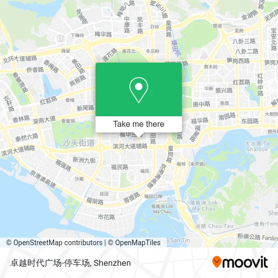 卓越时代广场-停车场 map