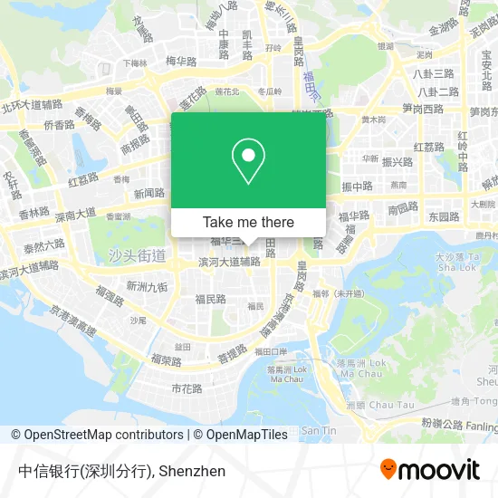 中信银行(深圳分行) map