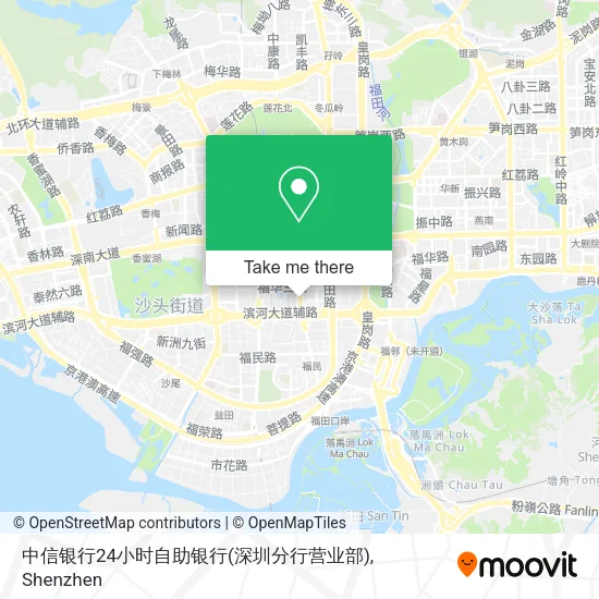 中信银行24小时自助银行(深圳分行营业部) map