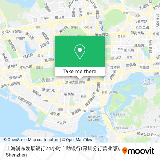 上海浦东发展银行24小时自助银行(深圳分行营业部) map
