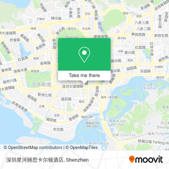 深圳星河丽思卡尔顿酒店 map