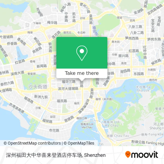 深州福田大中华喜来登酒店停车场 map