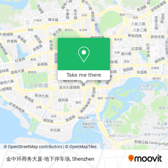 金中环商务大厦-地下停车场 map