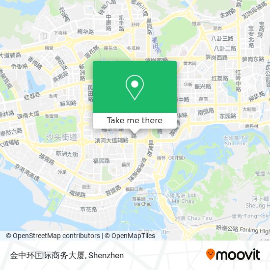 金中环国际商务大厦 map