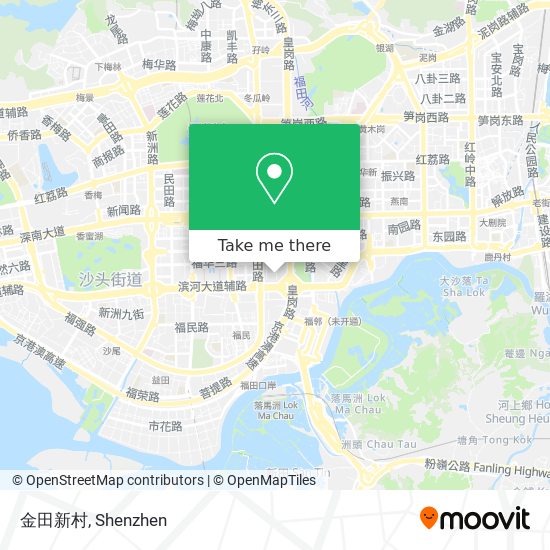 金田新村 map