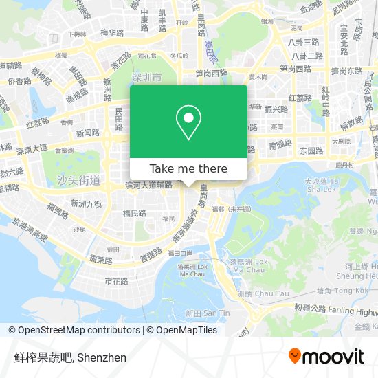 鲜榨果蔬吧 map