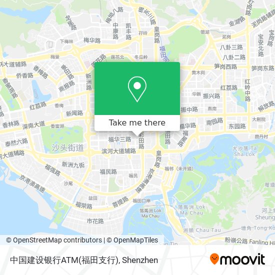 中国建设银行ATM(福田支行) map