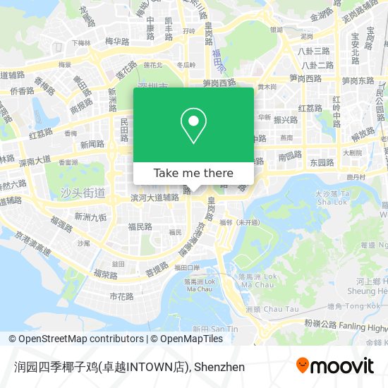 润园四季椰子鸡(卓越INTOWN店) map