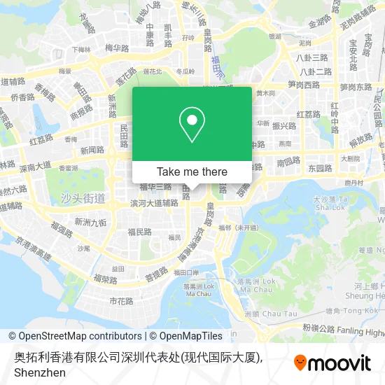 奥拓利香港有限公司深圳代表处(现代国际大厦) map