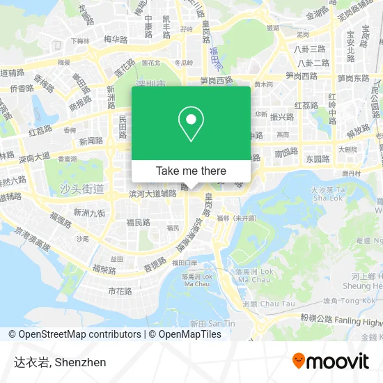 达衣岩 map