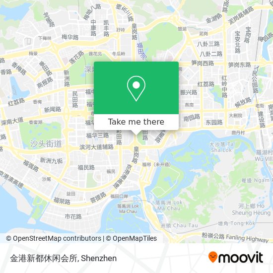 金港新都休闲会所 map