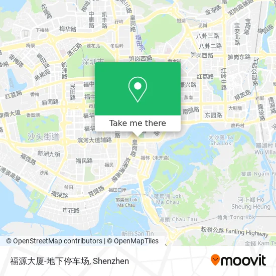 福源大厦-地下停车场 map