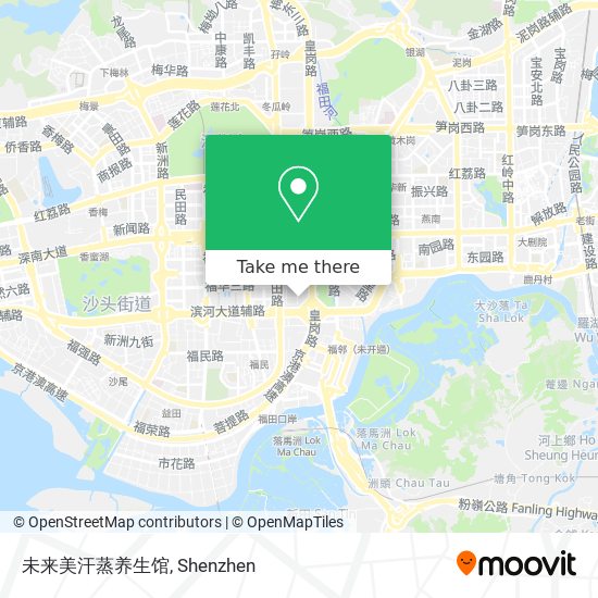 未来美汗蒸养生馆 map