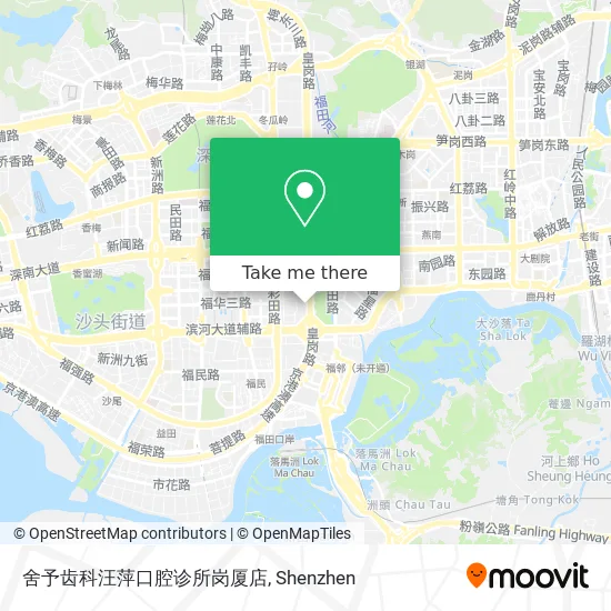 舍予齿科汪萍口腔诊所岗厦店 map