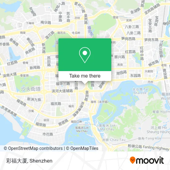 彩福大厦 map