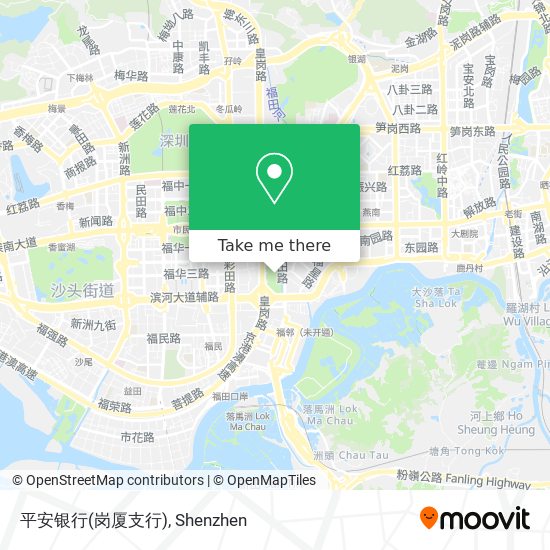 平安银行(岗厦支行) map