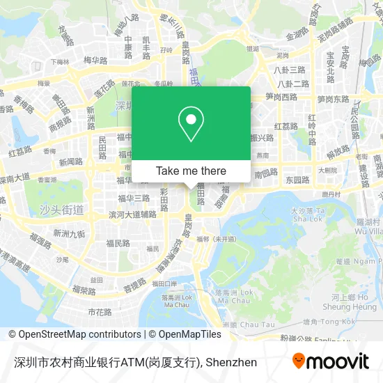 深圳市农村商业银行ATM(岗厦支行) map