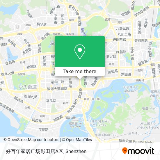 好百年家居广场彩田店A区 map