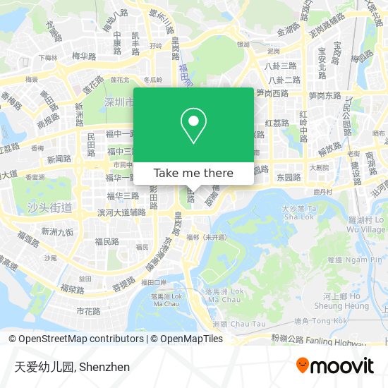天爱幼儿园 map