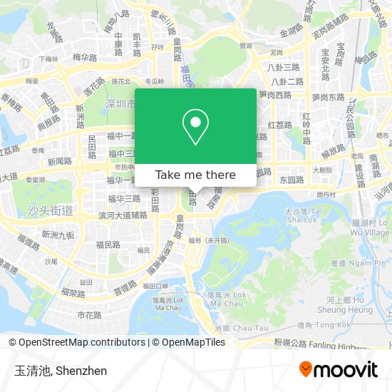 玉清池 map