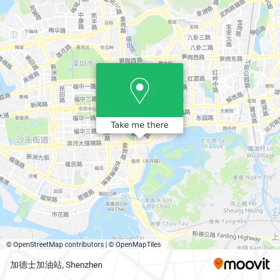 加德士加油站 map