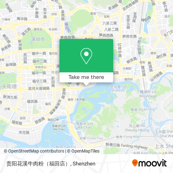 贵阳花溪牛肉粉（福田店） map