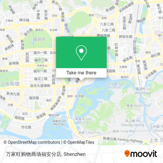 万家旺购物商场福安分店 map