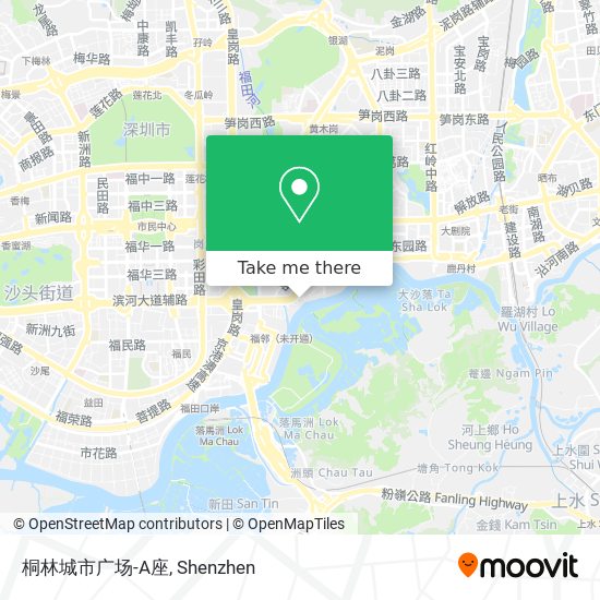桐林城市广场-A座 map