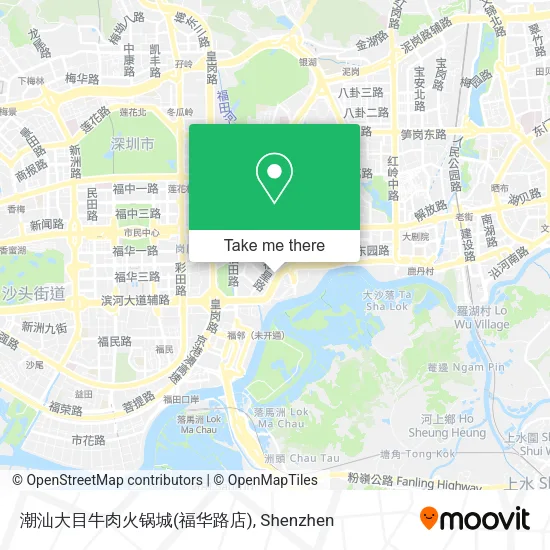 潮汕大目牛肉火锅城(福华路店) map