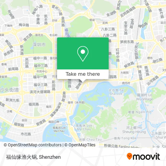 福仙缘渔火锅 map